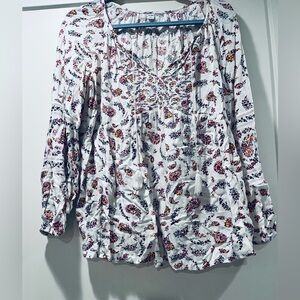 Old Navy Blouse Long Sleeve Medium